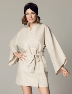 Kimono lniane Tokyo beż