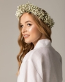 Szlafrok lniany Bride biały